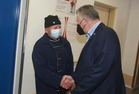 MINISTER JANEZ CIGLER KRALJ NA DELOVNEM OBISKU DEOS 33 FOTO LJUBO VUKELIČ